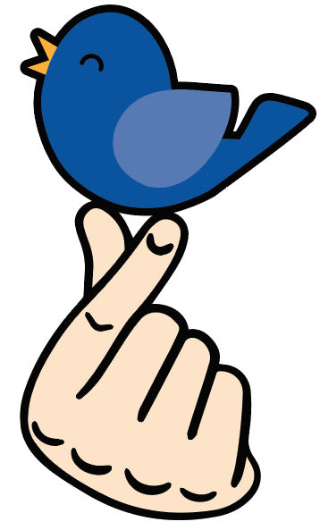 Heart bird