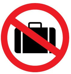 No luggages