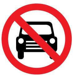 No cars allowed