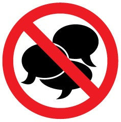 No chatting
