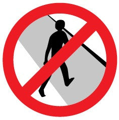 No crossing