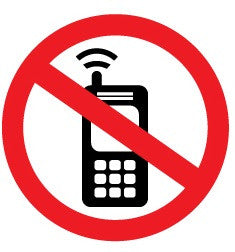 No cell phone