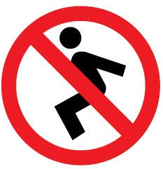 No jumping
